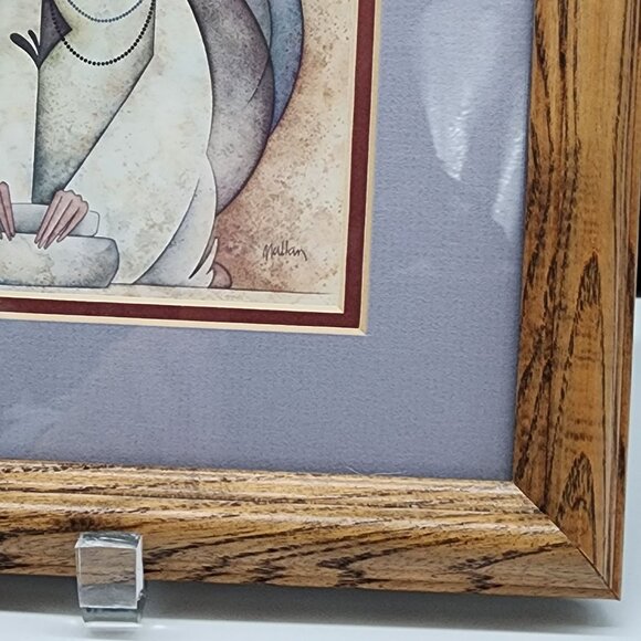 Framed Wall Decor G.E. Mullan Framed Art Print Of Southwest Woman With Pottery O - Picture 7 of 9